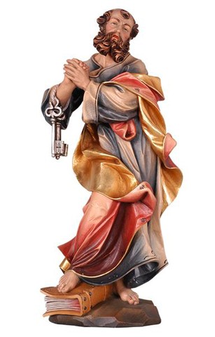 12'' St. Peter the Apostle Wood Carve Statue