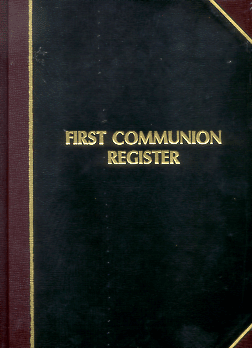 Church Record Book First Communion