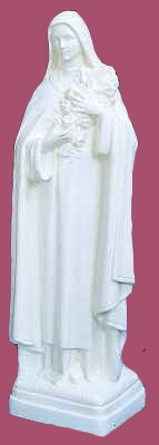 24 inch St. Theresa - White Color Finish